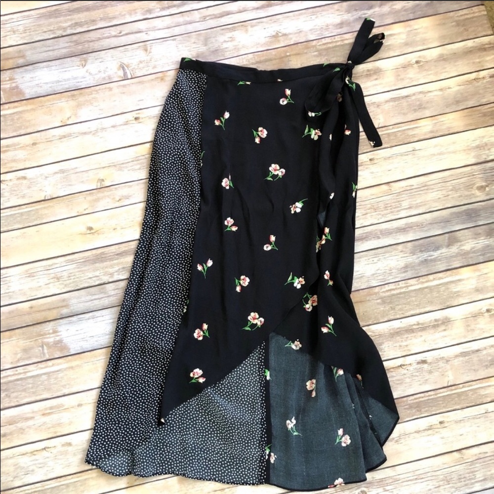 Top shop wrap skirt